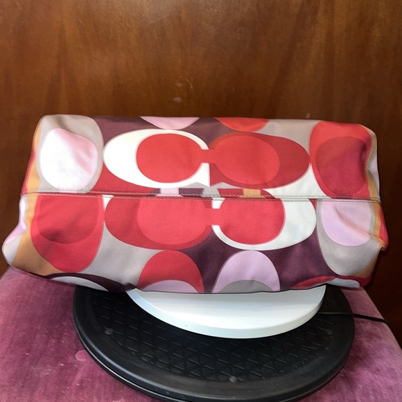 Coach  F21705  Rare  scarf print East – West Celeste hobo bag  shoulder bag LNEW - Picture 10 of 17